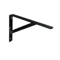 Black Hd Steel Shelf Bracket 19-1 2 Deep X 13 High 