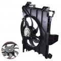 Compatible For 0002009323 Radiator Condenser Cooling Fan Motor Assembly Smart Fortwo 07-15