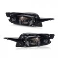 Clear Lens Fog Light Bumper Lamps W Wiring Kit Compatible With 2009-2011 Honda Civic 2dr Coupe
