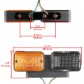 Caltric Left Rear Tail Light For John Deere 1025r 2025r 2032r 3025d 3025e Lva18272