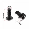 Uxcell M2 5x6mm 100pcs 5x8mm100pcs Thread 10 9 Alloy Steel Button Head Hex Socket Cap Screw Bolt