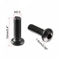 Uxcell M2 5x6mm 100pcs 5x8mm100pcs Thread 10 9 Alloy Steel Button Head Hex Socket Cap Screw Bolt