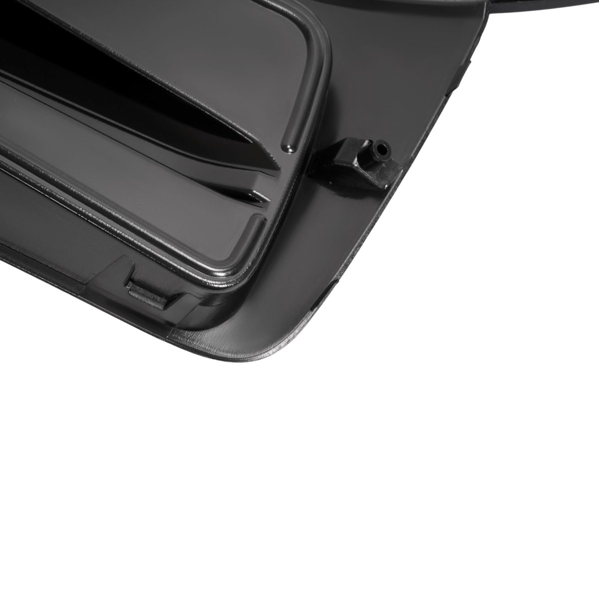 Hecasa Fog Light Bezels Pair For 2018-2021 Chevy Chevrolet Traverse Front Bumper Lamp Covers Left Right Textured Black Plastic