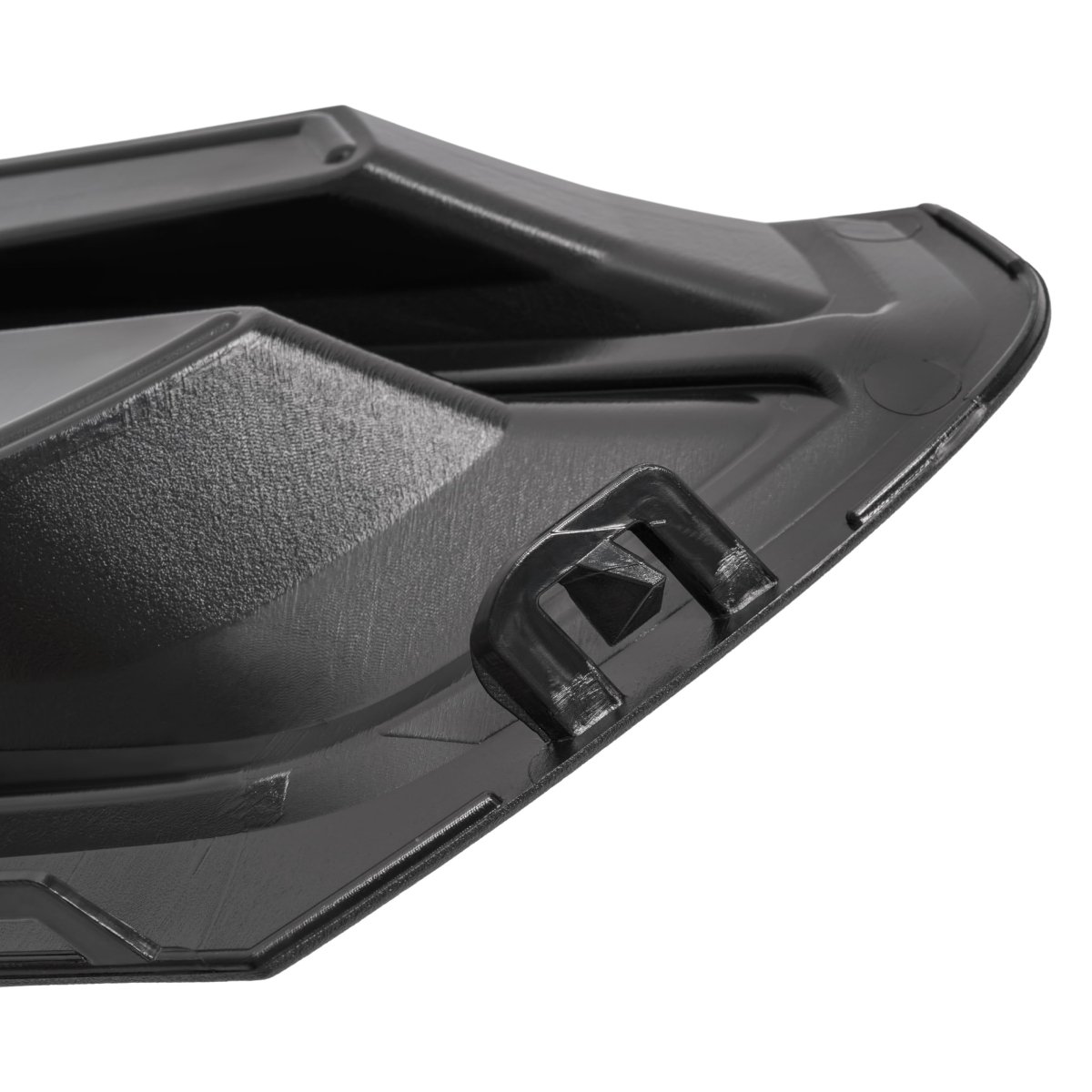 Hecasa Fog Light Bezels Pair For 2018-2021 Chevy Chevrolet Traverse Front Bumper Lamp Covers Left Right Textured Black Plastic