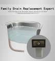 Talea Kitchen Sink Drainage Square Overflow With Hose