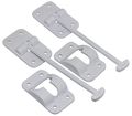 2 Pack Rv T-style Door Holder Catch 6 For Latch Camper Trailer Cargo Hatch White 