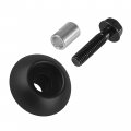 Caltric Handle Bar End Guard With Screw For Honda Foreman 450 Trx450 4x4 1998-2004 