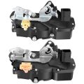 Front And Rear Left Door Lock Actuator For Chevrolet Equinox 2005 2009 Pontiac Torrent 2006 Replaces 931 134 136 2 Piece Set 