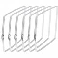Rectangular Hose Clamps 12 X 8 304 Stainless Steel Square Duct Pipe Clamp For Ducting Securing Cable And Bridge Project 