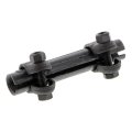 Tie Rod End Adjusting Sleeve For 1991 1992 1993 1994 1995 Gmc Sonoma Steel Black Medium Thread Front Position 