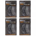 Niche Brake Pad Set For Honda Fury Stateline Interstate Sabre 1300 06455-mcs-r02 Front Rear Semi-metallic 4 Pack