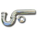 Lasco 03-3501 1-1 2-inch Chrome Plated Brass 22 Gauge P-trap 