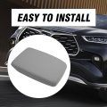 Center Console Lid Armrest Cover With Base For Toyota Highlander 2008 2009 2010 2011 2012 2013 2014 Gray Synthetic Leather