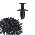 100 X 6mm Hole Push Plastic Rivets Auto Car Door Retainer Clips 
