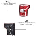 Rear Tail Light Assembly For Ford F150 2018 2019 2020 Red Lens Chrome Housing Right Passenger Side With Bulbs And Wiring