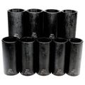 K Tool International Kti-38201 9 Piece 1 2 Drive 6 Point Metric Impact Socket Set 