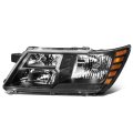 Dna Motoring Oem-hl-0109-l Black Housing Factory Style Driver Side Headlight Replacement For 09-20 Journey 