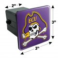 East Carolina Primary Logo Tow Trailer Hitch Cover Plug Insert