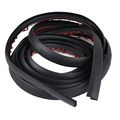Beler 4m Universal Car P Shape Rubber Seal Weather Strip Hollow Door Window Edge Moulding Trim Decorate Weatherstrip