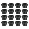 T Type Rubber Grommet 16 Pcs 14mm Mount Dia Round Grommets Firewall Plug Hole For Wire Cable Plumbing Black