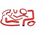 G-plus Silicone Radiator Hose Kit Compatible With Honda Acura Integra Dc4 Db7 Rs Ls Gs Se B18b1 Engine 1994-2001 Red