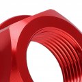 Fydun Rear Wheel Axle Nut M22x1 5 Aluminum Lock Motorcycle Parts Replacement For Yamaha Kawasaki Suzuki Red