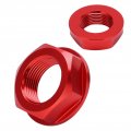 Fydun Rear Wheel Axle Nut M22x1 5 Aluminum Lock Motorcycle Parts Replacement For Yamaha Kawasaki Suzuki Red