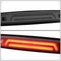 Auto Dynasty Smoked Housing 3d Led Bar Center Tailgate Lamp Brake Light Compatible With 03-06 Dodge Ram Truck 2500 3500