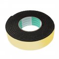 Uxcell 3meter 40mm X 5mm Single-side Adhesive Shockproof Sponge Foam Tape For Door Window Yellow Black