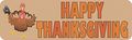 10in X 3in Happy Thanksgiving Magnet Magnetic Holiday Car Bumper Magnets By Stickertalk 
