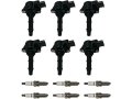 Ignition Coil And Iridium Spark Plug Kit 12 Piece For 2008 2012 Mercedes Benz C300