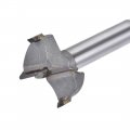 Uxcell Forstner Wood Boring Drill Bits 25mm 26mm Dia Hole Saw Carbide Alloy Steel Tip Round Shank Cutting For Hinge Plywood