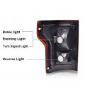 G-plus Tail Light Compatible With Ford F150 2015 2016 2017 Left And Right Side W Bulb Taillamps Brakelights Halogen Red Lens