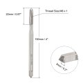 M6 X 1 H2 Metric Spiral Point Thread Tap 100mm 4 Extra Long Screw Threading Tapping Tool High Speed Steel Machine Taps Bit