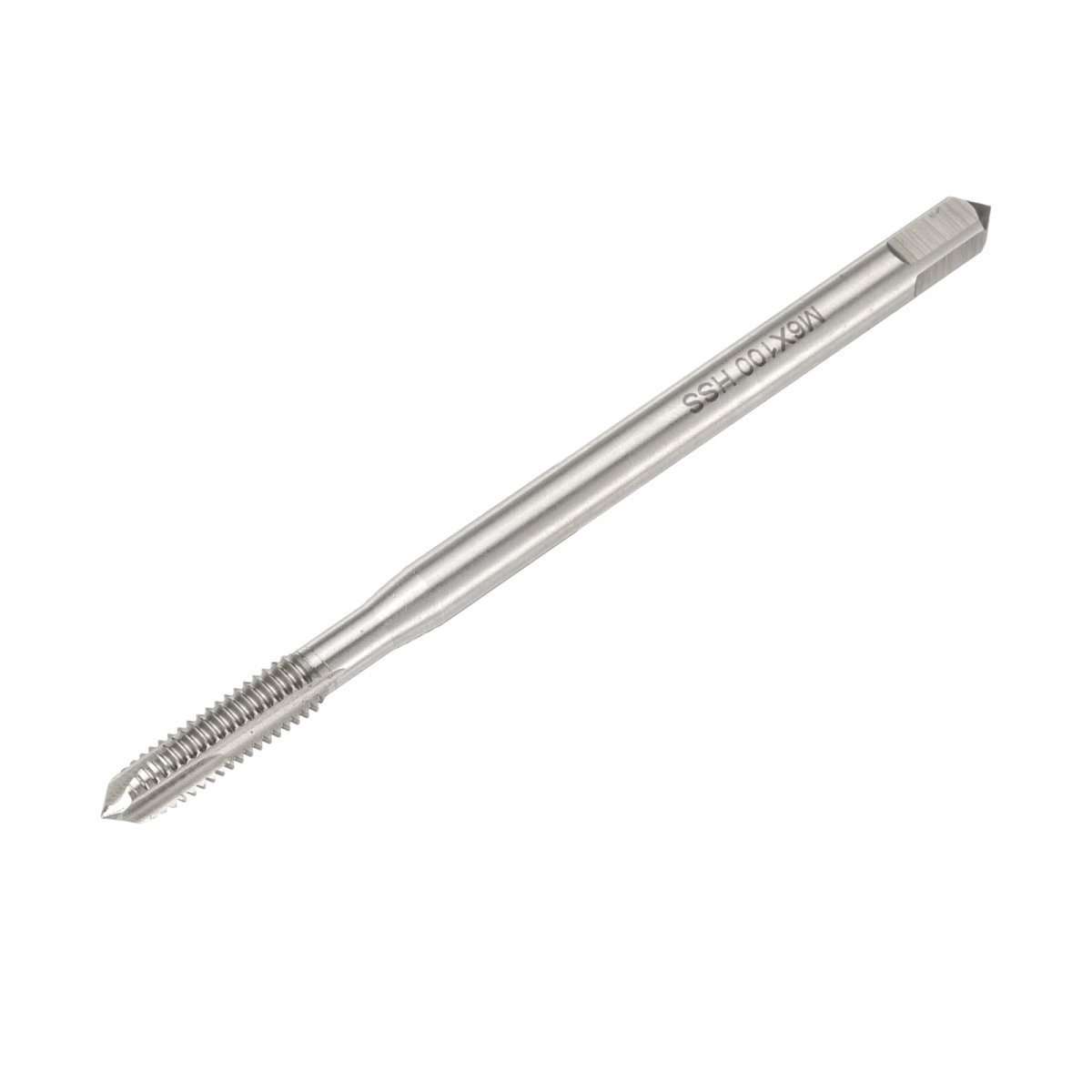 M6 X 1 H2 Metric Spiral Point Thread Tap 100mm 4 Extra Long Screw Threading Tapping Tool High Speed Steel Machine Taps Bit