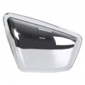 Kuafu Chrome Motorcycle Battery Panel Cover Fairing Left Side Compatible With Yamaha 1984-up Xv 700 750 1000 1100 Virago
