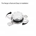 Uxcell Ksd301 Thermostat 75a 167a F 10a Normally Closed N C Adjust Snap Disc Temperature Switch For Microwave Oven Coffee Maker