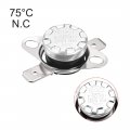 Uxcell Ksd301 Thermostat 75a 167a F 10a Normally Closed N C Adjust Snap Disc Temperature Switch For Microwave Oven Coffee Maker