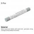 Uxcell Furniture Repair Crayons 5pcs Wood Wax Filler Stick Markers Touch Up For Scratches Holes Tables Desks Wooden Floors