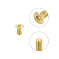 Uxcell Flat Head Socket Cap Screws M3-0 5 X 6mm Brass Inner Hex Drive Fasteners Bolts 6pcs
