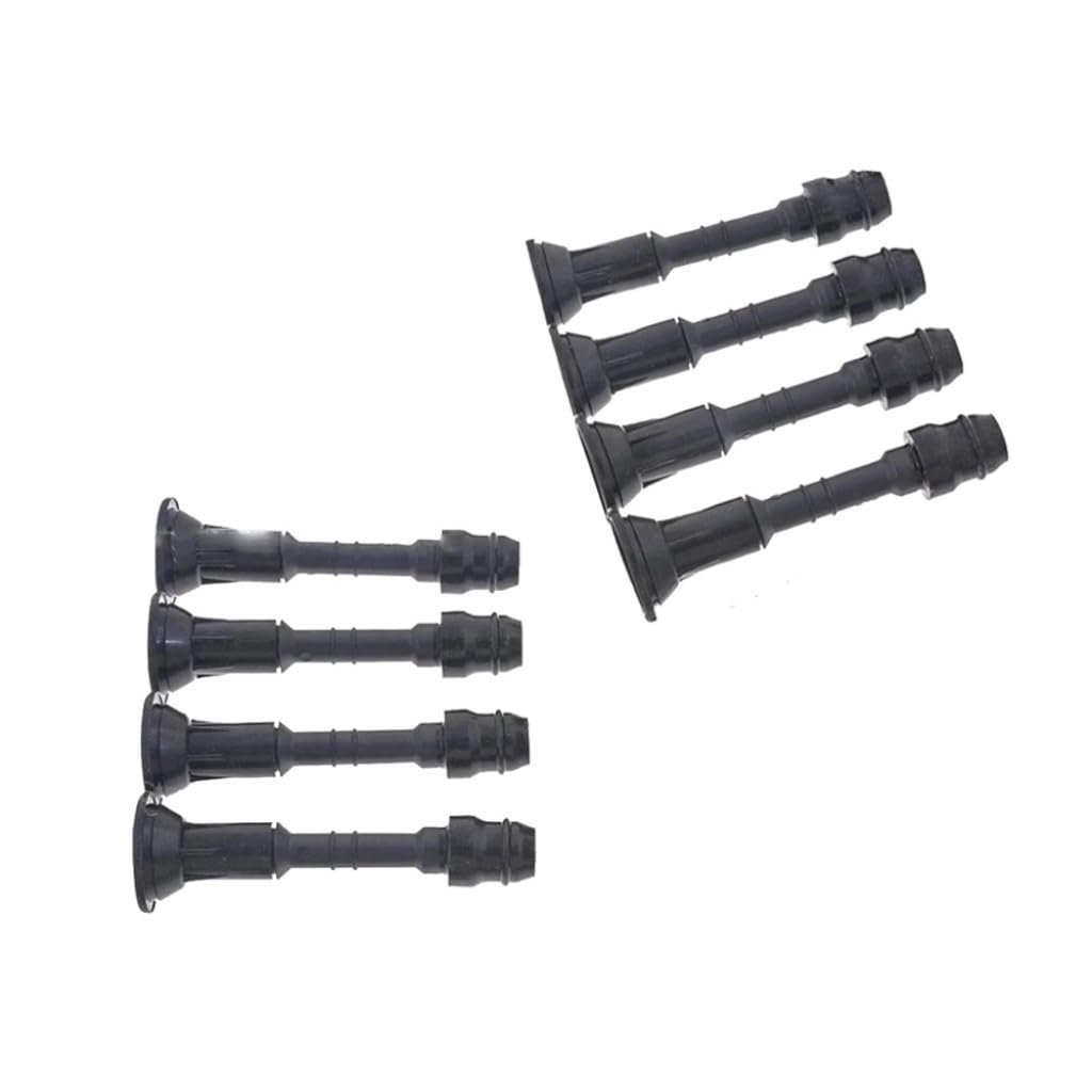Ignition Coil Boot For Infiniti M45 2003 2004 Direct On Plug Set With Phenolic Tube And Silicone Tip Straight Configuration 8