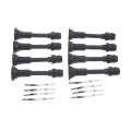 Ignition Coil Boot For Infiniti M45 2003 2004 Direct On Plug Set With Phenolic Tube And Silicone Tip Straight Configuration 8