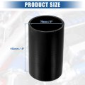 Uxcell 3 Id 6 Length 4-ply Reinforced High Temp Straight Coupler Silicone Reducer Hose Black For Car Intercooler Intake Piping
