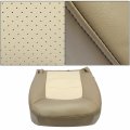 Ecotric Seat Cover Synthetic Leather Perforated Tan Compatible With 2003-2006 Ford Expedition Eddie Bauer 4x4 2wd 4 6l 5 4l