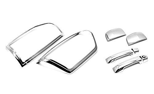 Sizver Chrome Tail Light Handle Covers For Toyota Tundra Double Cabs Only