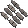 Ocpty Ceramic Brake Pads Front Rear Set 8pcs Fit For Hyundai Santa Fe 2010-2012 Kia Sorento 2011-2013