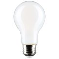 Satco S12466 8 Watt A19 Led Bulb Soft White 2700k Medium Base 120 Volt 4-pack 