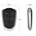 Ocpty Key Fob Shells Case For Cadillac Ats Or Ct6 Cts Srx Xt5 Xts 2014-2017 Hyq2ab 2 Pcs