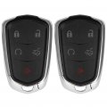 Ocpty Key Fob Shells Case For Cadillac Ats Or Ct6 Cts Srx Xt5 Xts 2014-2017 Hyq2ab 2 Pcs