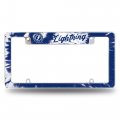 Rico Industries Nhl Tampa Bay Lightning Tie Dye 12 X 6 Chrome Tie-dye Automotive License Plate Frame For Car Truck Suv 